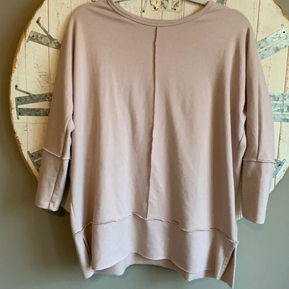 Spanx xs tan 3/4 length sleeve tunic